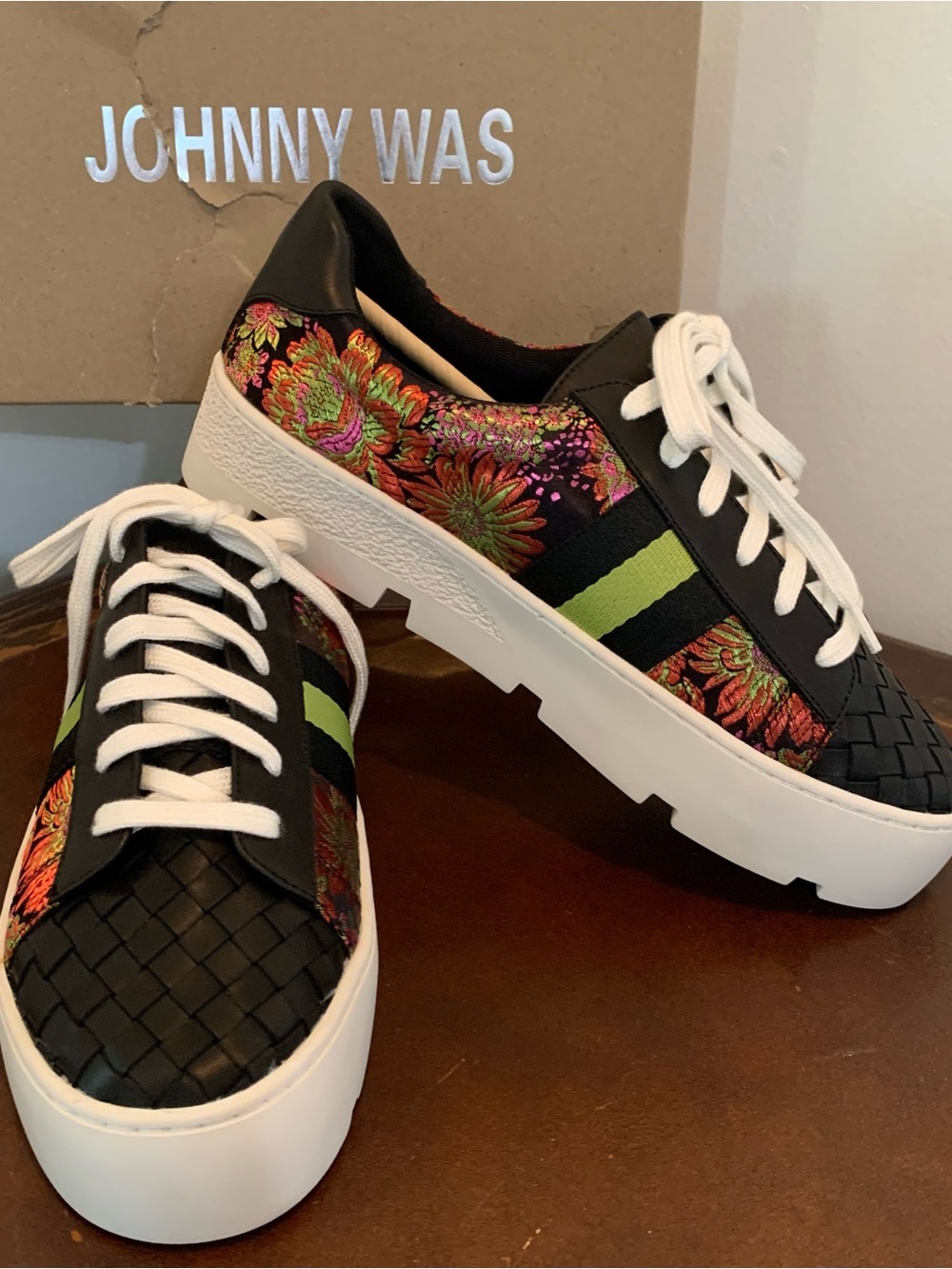 *NWT/NIB* Johnny Was Downtown Jacquard Sneakers